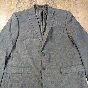 Collection Michael Strahan Blazer Jacket Sport Coat Mens 48 Gray Career Office